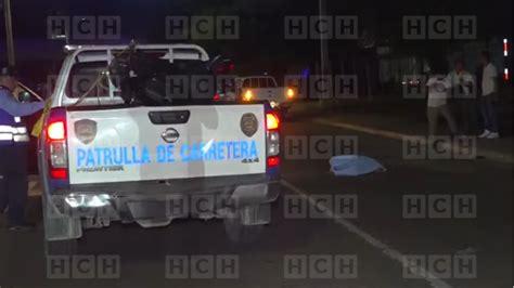 Mujer muere atropellada por carro fantasma en La Lima Cortés MÓVIL