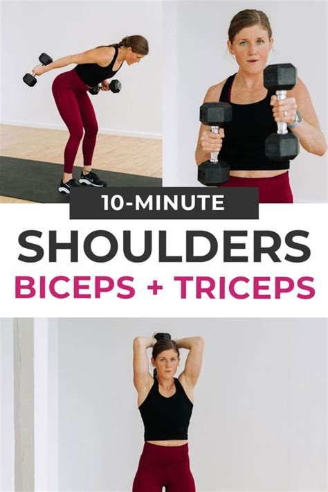 Shoulder Bicep And Tricep Workout Video Nourish Move Love