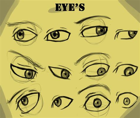 Eye S With And Without Guide By Kira09kj Deviantart Com On DeviantArt