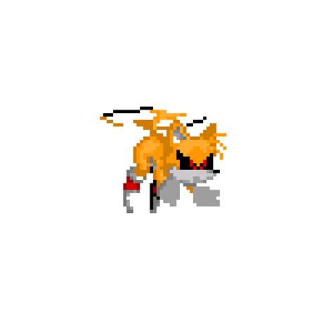 Pixilart Metal Tails Sprite By Sonic Gamer
