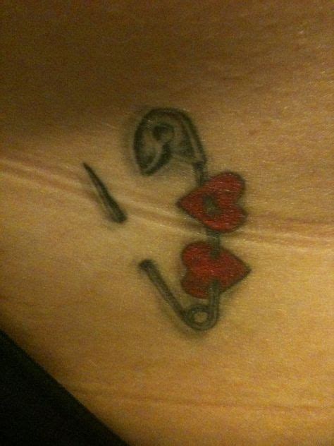 Love This Tattoo Safety Pin Tattoo Sister Tattoos Tattoos
