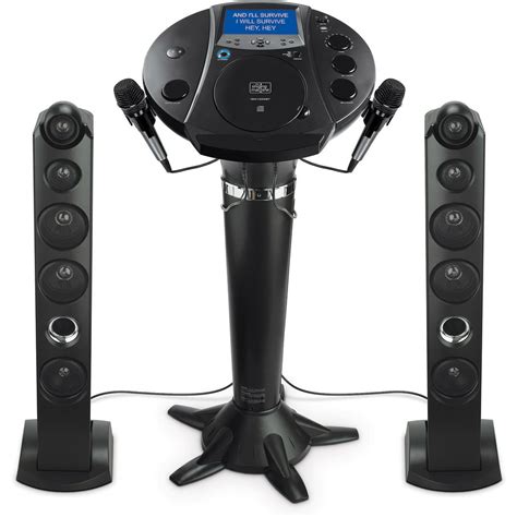 Singing Machine Ism1030bt Bluetooth Pedestal Karaoke System With Resting Tablet Cradle And 7lcd