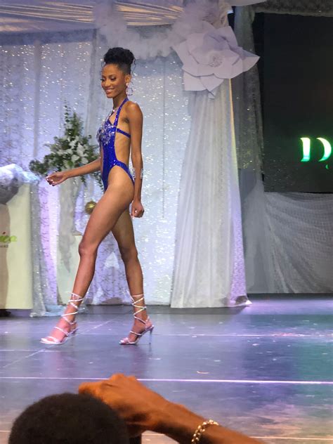 in pictures miss dominica 2023 swimwear round dominica news online