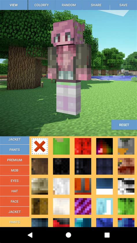 Скачать Custom Skin Editor Minecraft Apk для Android