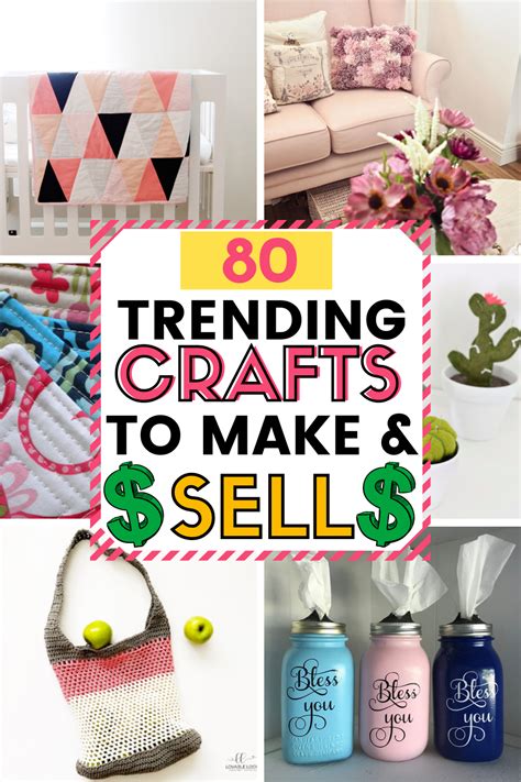 Best Craft Ideas To Sell For Profit | Trending crafts, Diy projects to