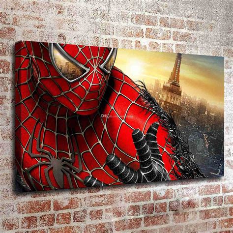 Spiderman Canvas Painting At Explore Collection Of