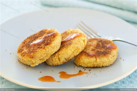 That the recipe in my trusty betty crocker picture cook book is . Cheddar Salmon Cakes Recipe | RecipeLand.com