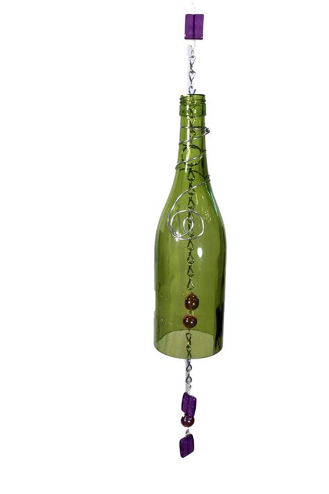 Wine Bottle Wind Chime Home Decor Outdoor Decoration
