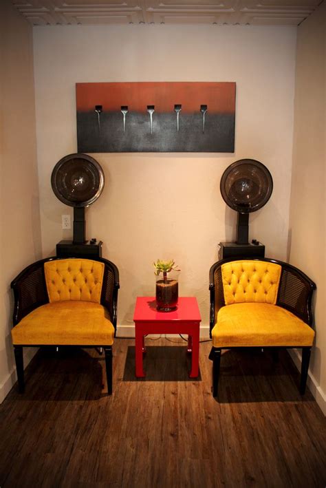 Decorating my small hair station. 36 best salon waiting area/Dryer rooms images on Pinterest ...