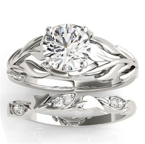 Https://tommynaija.com/wedding/nature Inspired Wedding Ring Sets