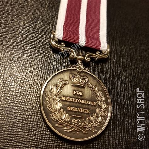 Ww1 Military Medal Army Rank Award Meritorious Service Medal 1845