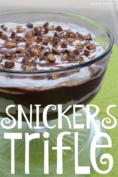 Maybe you just need a snickers. Snickers Trifle