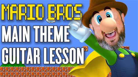 Super Mario Bros Theme Song Guitar Lesson Tutorial Acordes Chordify