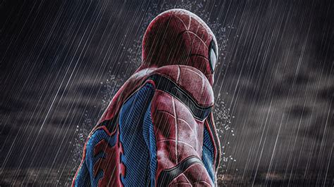 Spiderman In Rain 4k Hd Superheroes 4k Wallpapers Images