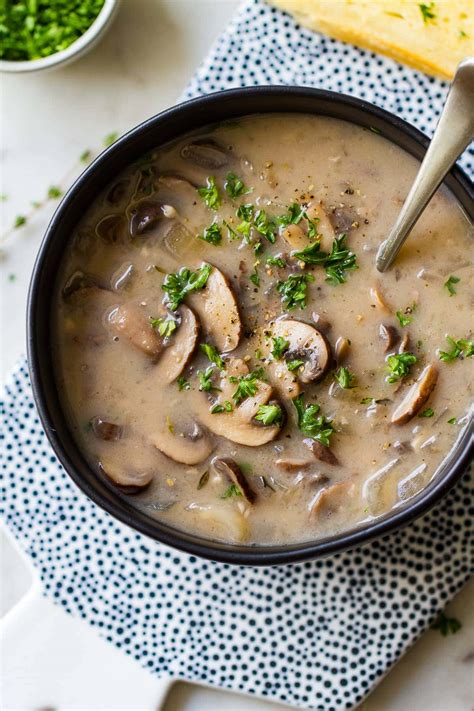 Vegan Mushroom Soup (Creamy & Delicious) - The Simple Veganista