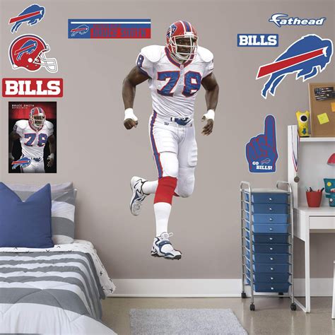 Commemorate Bruce Smiths 200 Career Sacks With This Formidable Wall