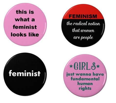 feminist badge magnet set feminist badge pin magnet