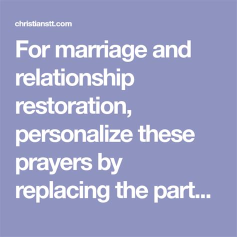 9 Powerful Prayers For Marriage Restoration Marriage Restoration
