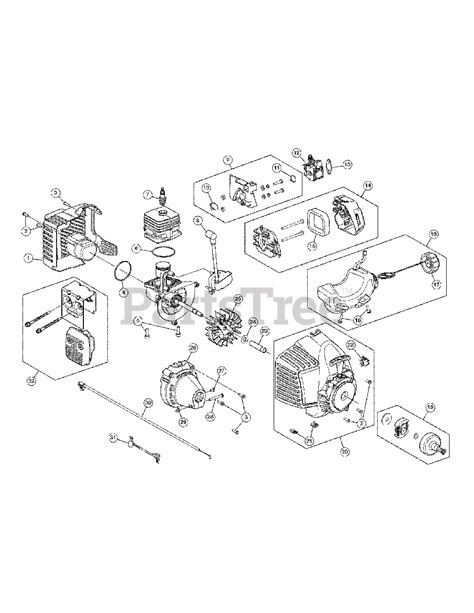 Bolens Bl Dd G Bolens String Trimmer Engine Assembly Parts Lookup With Diagrams