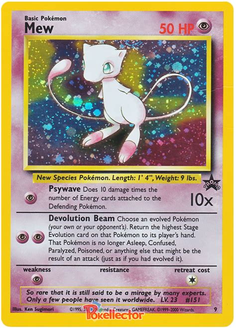 It made pokémon cards since 1998 and ended in 2003 when nintendo gave the rights of wizards of the coast to the pokémon company interational. Mew - Wizards of the Coast Promos #9 Pokemon Card