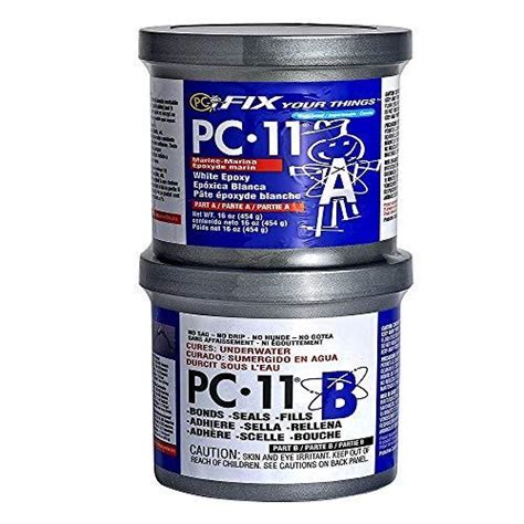 Pc Products Pc 11 Epoxy Adhesive Paste Two Part Marine Grade 1lb In