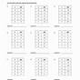 Writing Quadratic Equations From Tables Worksheet