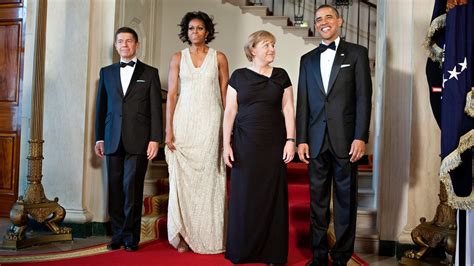 Michelle Obamas State Dinner Fashion In 2011 Naeem Khan Was Again