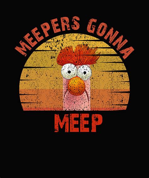 The Muppet Show Beaker Meepers Gonna Meep Poster Painting By Gray