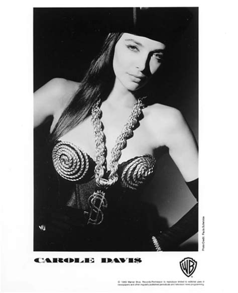Carole Davis Vintage Concert Photo Promo Print 1989 At Wolfgang S