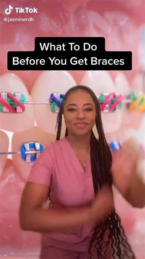 Braces Tiktok Video In 2020 Cute Braces Braces Tips Cute Braces Colors