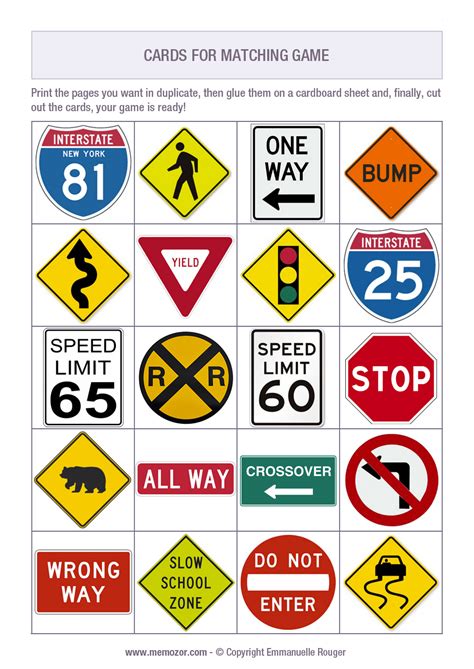 Free Printable Road Sign Templates - Printable Form, Templates and Letter