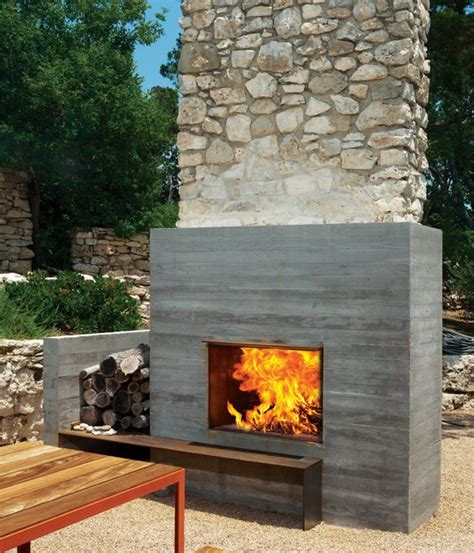 12 Amazing Modern Outdoor Fireplaces Design Milk