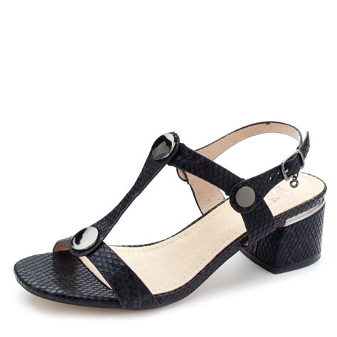 Moda In Pelle Riviera Block Sandal Qvc Uk