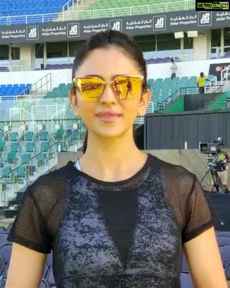 Rakul Preet Singh Instagram Hope To See You There Today At The T10 Opening Concert At The