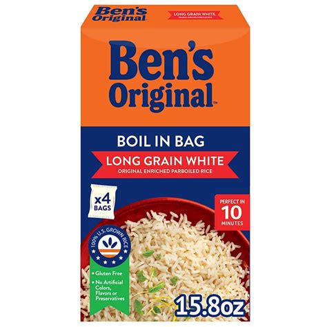 Uncle Bens Boil In Bag Long Grain Rice Shop Rice And Grains At H E B