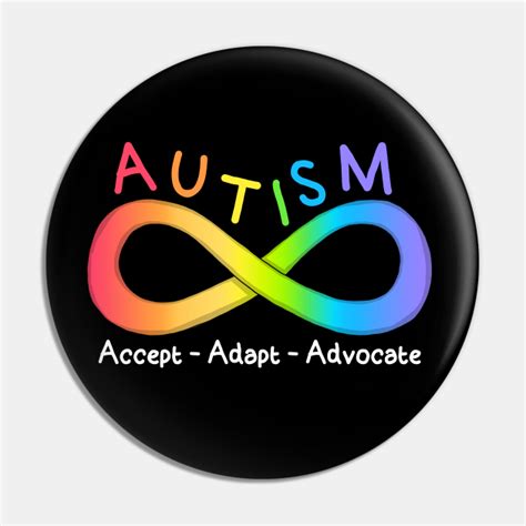 Cute Rainbow Infinity Symbol For Autism Acceptance Autism Acceptance