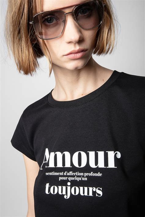Zadig And Voltaire Skinny Amour Toujours Tshirt Garmentory