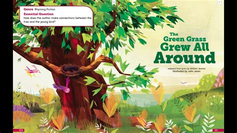 The Green Grass Grew All Around Open Court Read Aloud Youtube