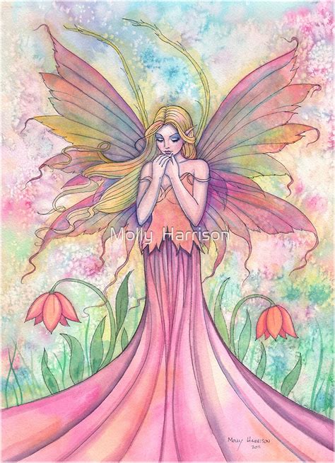 Wildflower Fairy Art By Molly Harrison By Molly Harrison Redbubble