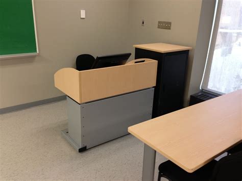 One Of Our Classrooms With Height Adjustable Podium Totally Accessible