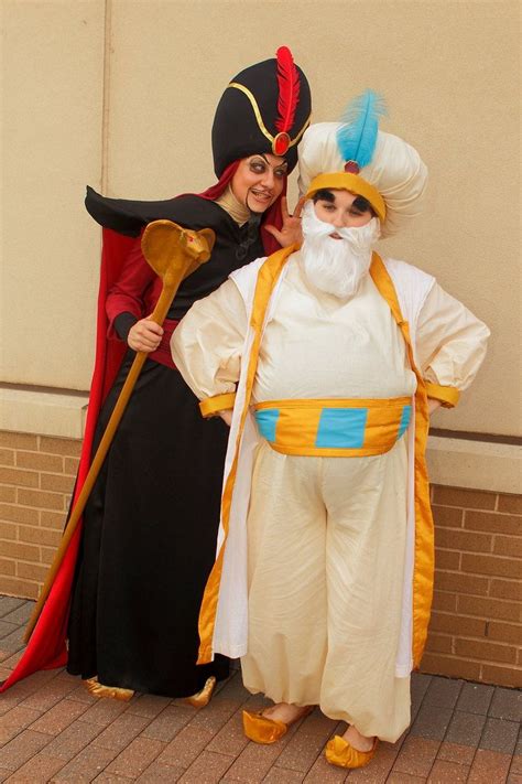 Diy genie costume aladdin genie costume homemade halloween costumes. Jafar & Sultan, Faxen & TheyCallMeCait Cosplay, http://theycallmecait.deviantart.com/art/Jafar ...