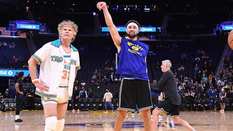 Warriors Welcome Will Ferrell Aka Jackie Moon To Chase Center