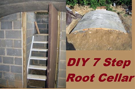Root cellars are designs to maintain humidity and keep food from drying out over time. DIY 7 Step Root Cellar - The Prepared Page