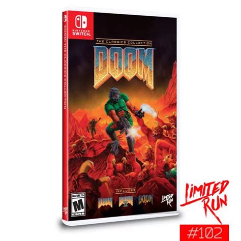 DOOM THE CLASSICS Collection Limited Run Games Nintendo Switch