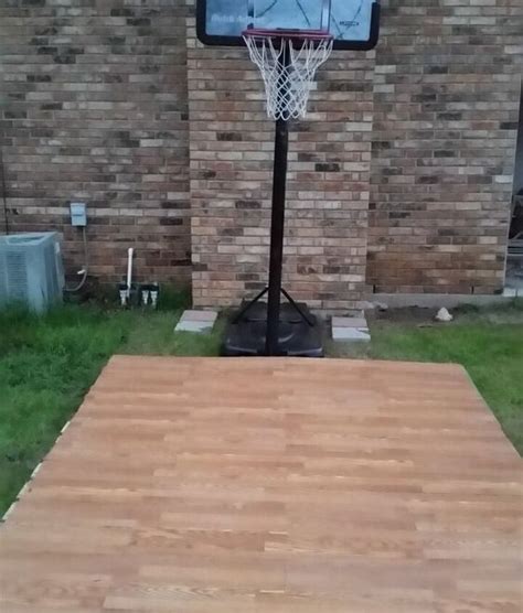 Diy Pallet Basketball Court Hometalk