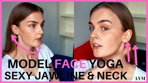 Firm Jawline And Neck Model Face Yoga Face Exercises Hot Bumbum