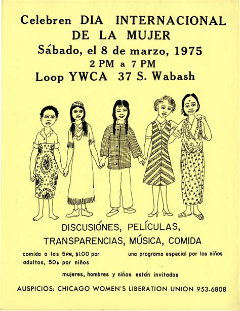 Ecc Cwlu International Womens Day Spanish Flyer