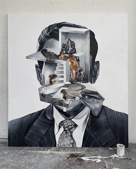 Surreal Portrait Paintings Visualize The Chaotic Worlds We Keep Inside