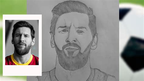 Lionel Messi Pencil Drawing How To Draw Lionel Messi Youtube