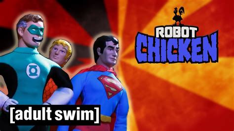 The Best Justice League Moments Robot Chicken Adult Swim Youtube